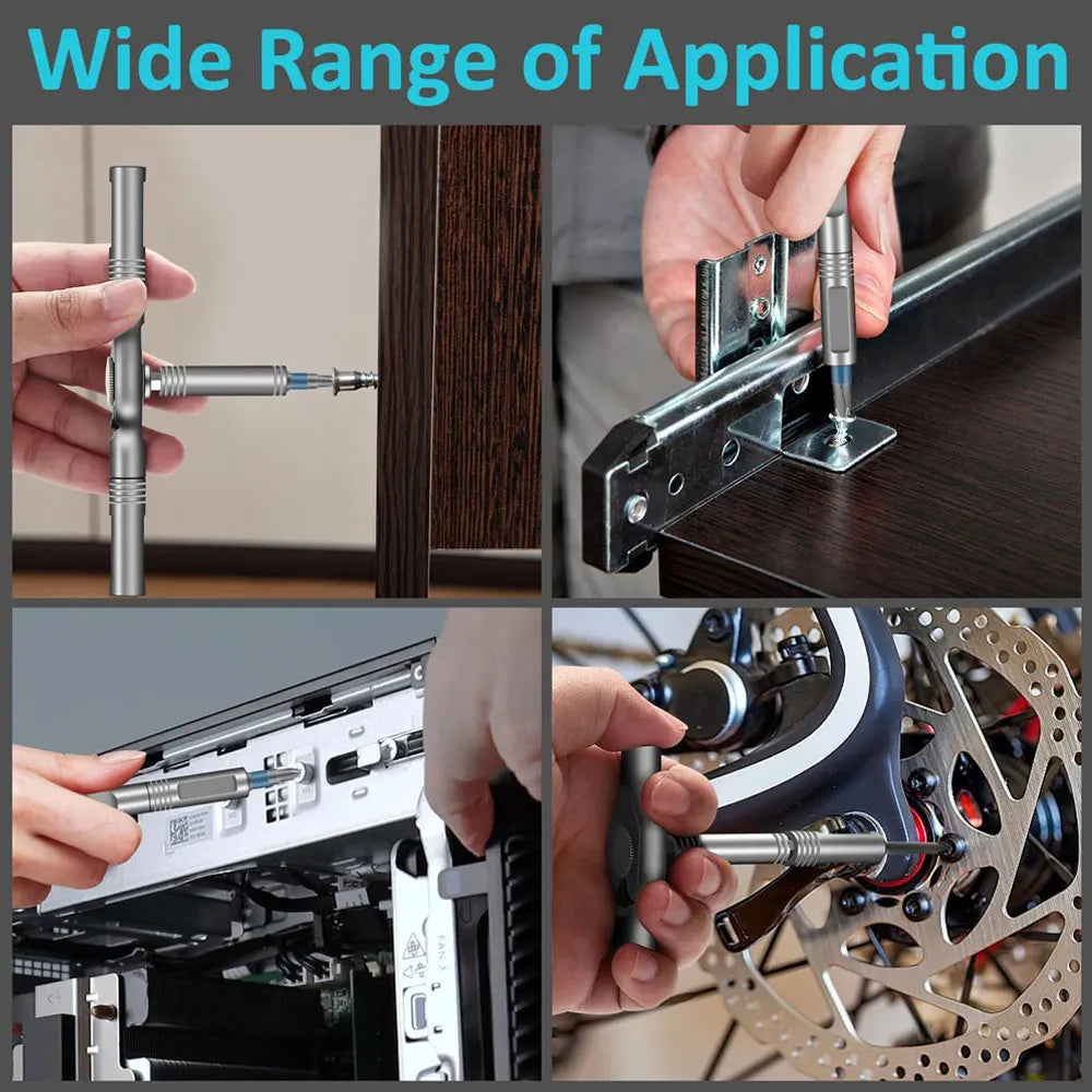 24-In-1 Magnetic Screwdriver Set, DIY Ratchet Mini Screwdriver Set, Detachable Precision Screwdriver Kit