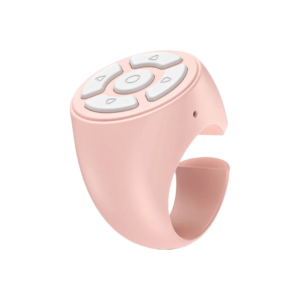 Finger Remote Control Scrolling Ring Tiktoks Remote Mobile Phone Video Remote Control Selfie Stick Camera Bluetoothcompatible