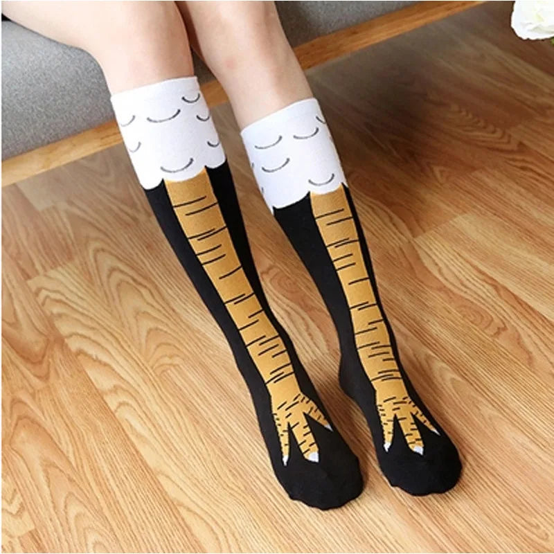 Chicken Feet Socks Chicken Feet Socks Funny Tiktok Same Funny Chicken Feet Socks Valentine's Day Birthday Gift Ostrich M
