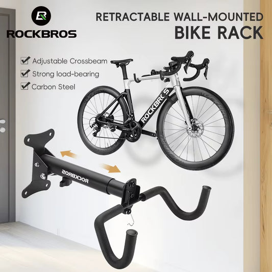 Bike Rack Wall Mount Garage Home Adjustable Bicyle Rack Horizontal Bike Hook Thickened Reinforced MTB Road Bike Holder
