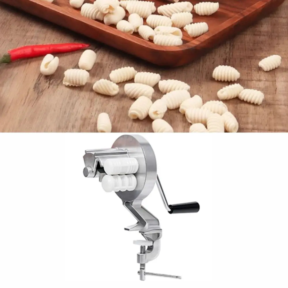 Kitchen Gadgets Manual Cavatelli Machine Ergonomic Labor-Saving Macaroni Maker Hand Crank Pasta Maker Pastry