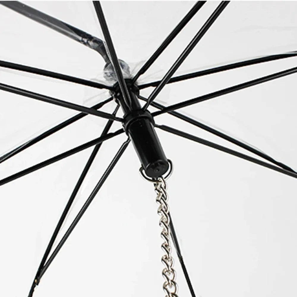 New Transparent Pet Umbrella Well Made Detachable Adjustable Rainy Day Outdoor Dog Walking Leash for Small Dogs Pet Supplies