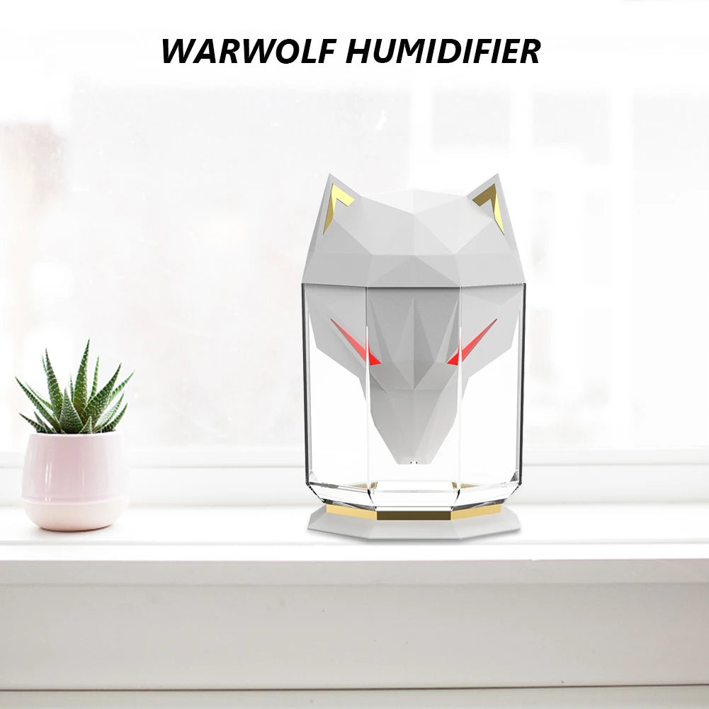 E-Sports Style Humidifiers Household Desktop Humidifier Electric Large Capacity with LED Light USB Rechargeable for Home Bedroom