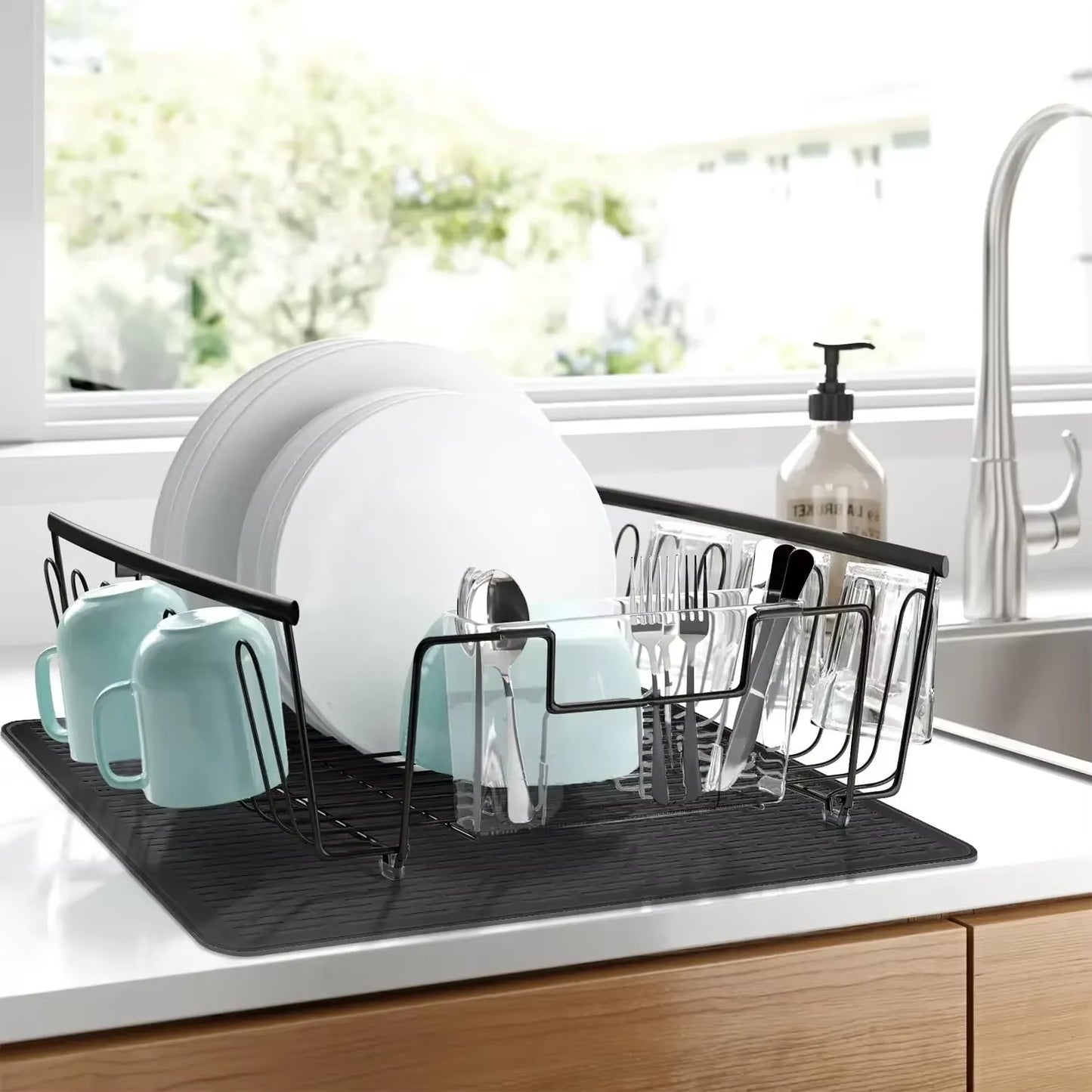 Silicone Stove Mat for Glass Top Stove Glass Cooktop Protector Dish Drying Mats for Kitchen Range Covers for Electric Stove
