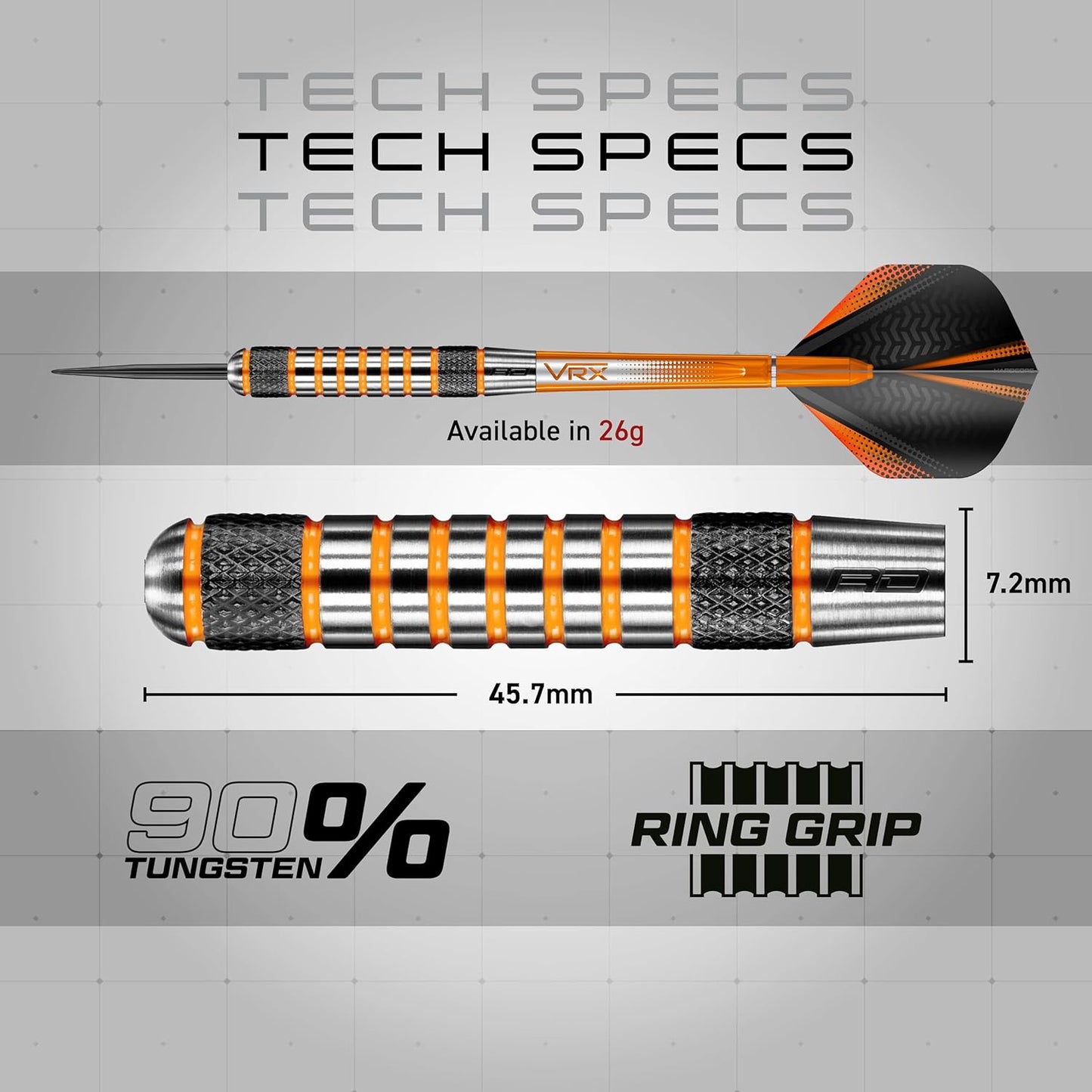 Darts | Amberjack | Steel Tip | Tungsten Darts Set | 22G - 30G
