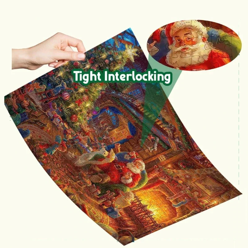 Advent Calendar 2024 Christmas Jigsaw Puzzles 1008Pcs 24 Days Christmas Countdown Calendar Thanksgiving Gift Family Game Puzzle
