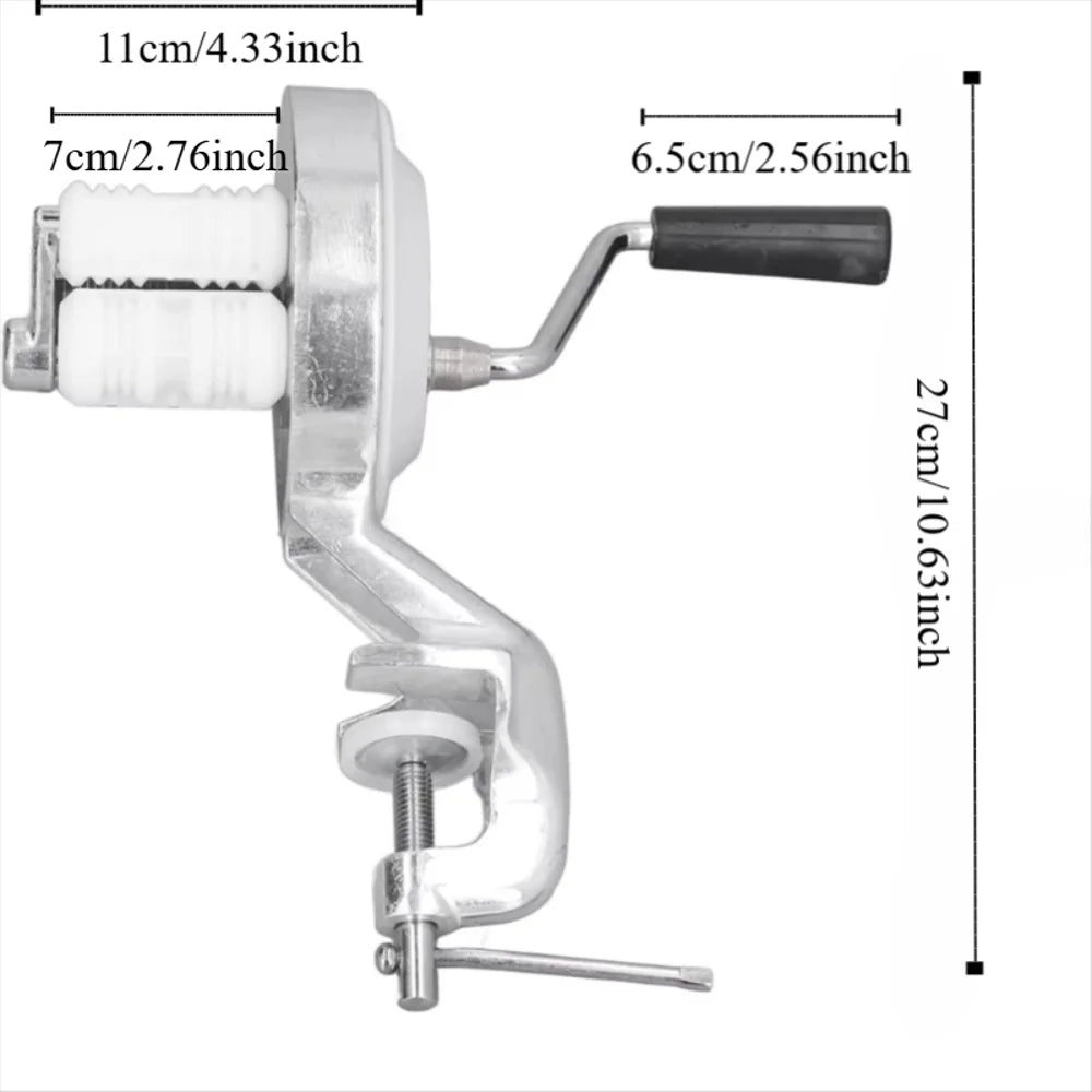 Kitchen Gadgets Manual Cavatelli Machine Ergonomic Labor-Saving Macaroni Maker Hand Crank Pasta Maker Pastry