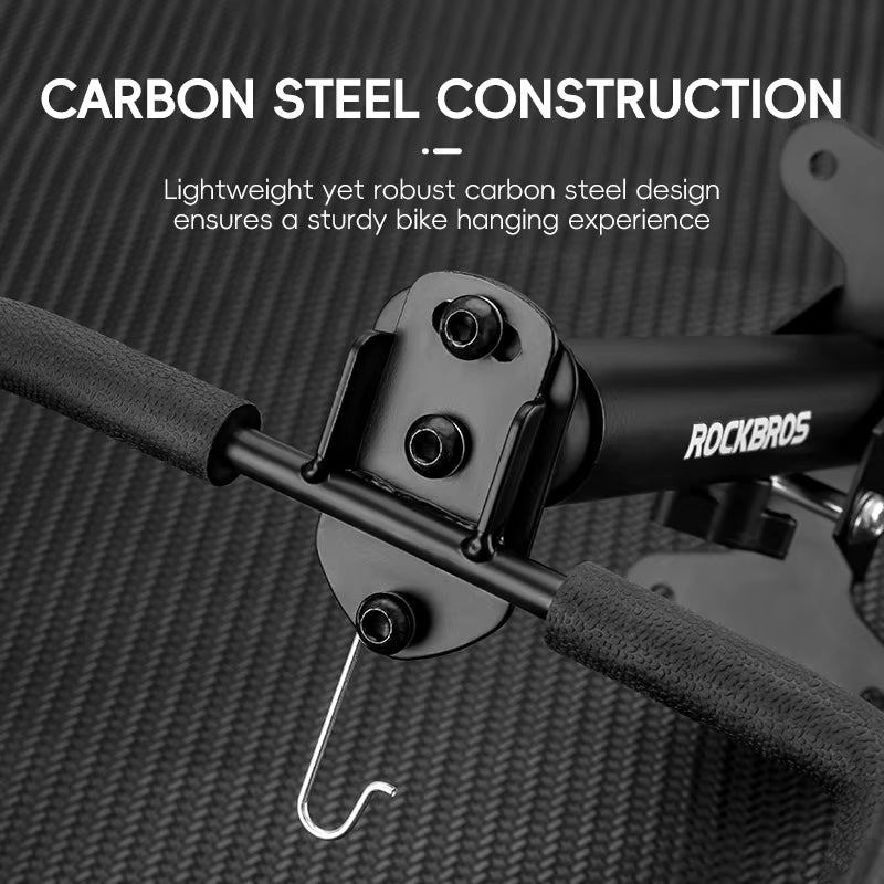 Bike Rack Wall Mount Garage Home Adjustable Bicyle Rack Horizontal Bike Hook Thickened Reinforced MTB Road Bike Holder
