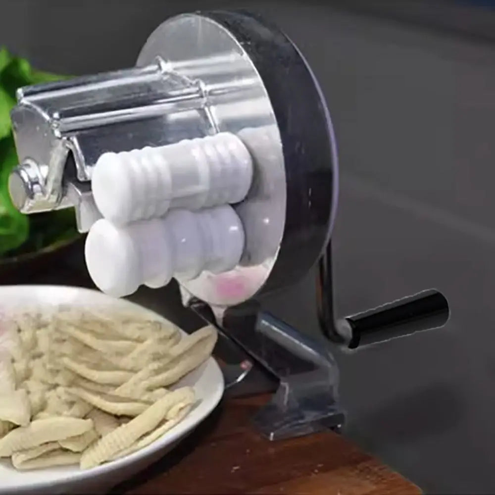 Kitchen Gadgets Manual Cavatelli Machine Ergonomic Labor-Saving Macaroni Maker Hand Crank Pasta Maker Pastry