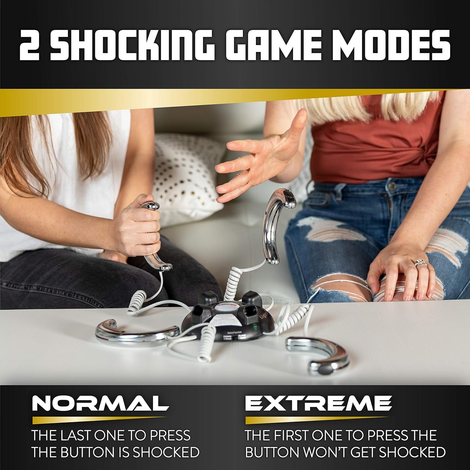 Reloaded | Extreme Shocking Game with Electro-Punishment | the Most Thrilling Reaction Game Ever, Black