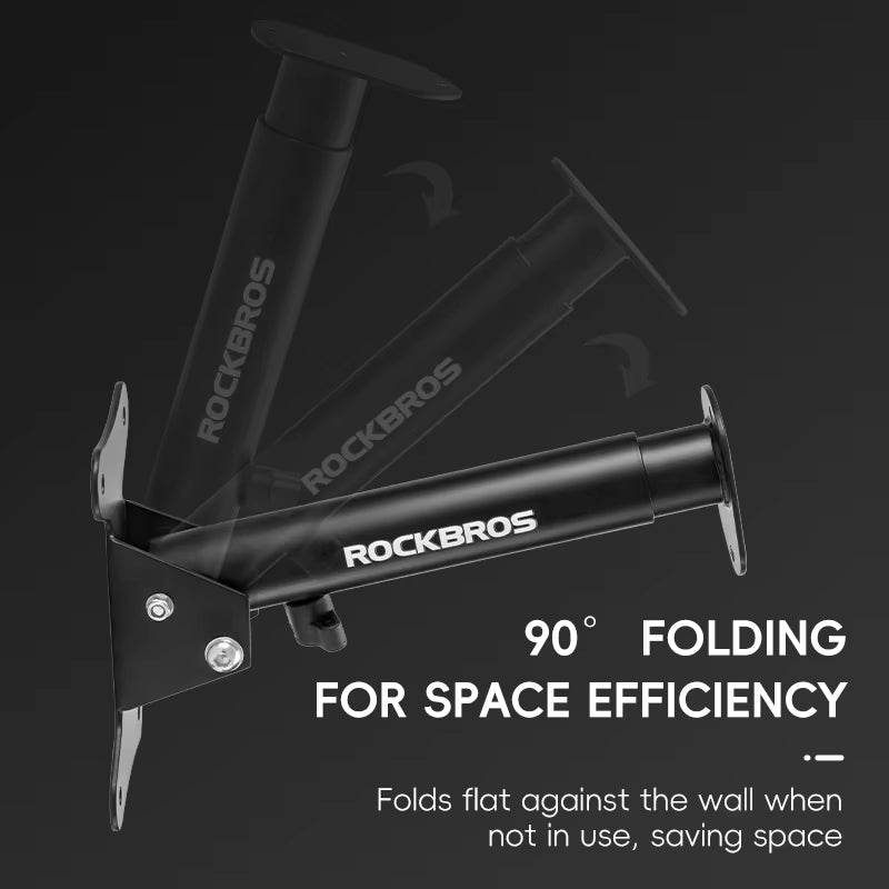 Bike Rack Wall Mount Garage Home Adjustable Bicyle Rack Horizontal Bike Hook Thickened Reinforced MTB Road Bike Holder