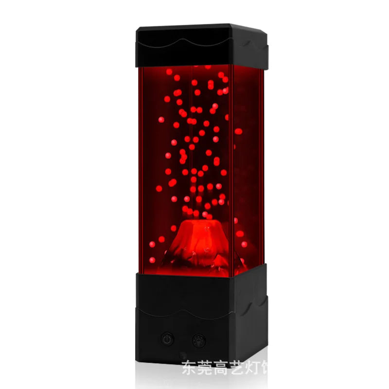 LED Lava Volcano Light Home Decoration Night Light Creative Children'S Toys Desktop Decoration Lamp Boys Andgirls DIY Gift