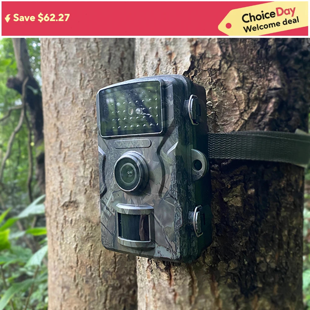 Hunting Trail Camera 16MP 1080P 940Nm Infrared Night Vision Motion Activated Trigger Security Cam Outdoor Wildlife Photo Traps