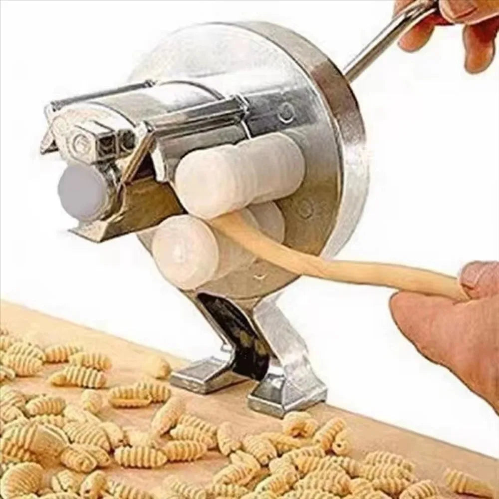 Kitchen Gadgets Manual Cavatelli Machine Ergonomic Labor-Saving Macaroni Maker Hand Crank Pasta Maker Pastry