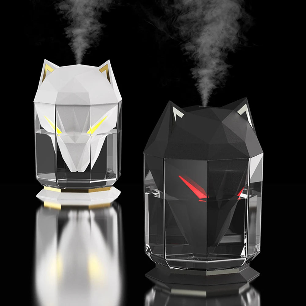 E-Sports Style Humidifiers Household Desktop Humidifier Electric Large Capacity with LED Light USB Rechargeable for Home Bedroom
