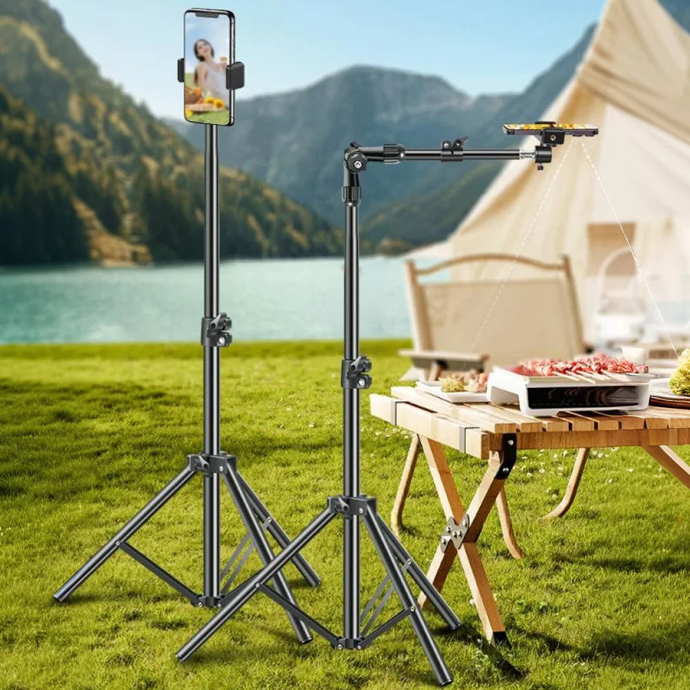 Phone Tripod Adjustable Cell Phone Tripod Stand for Filming Video Recording Live Stream