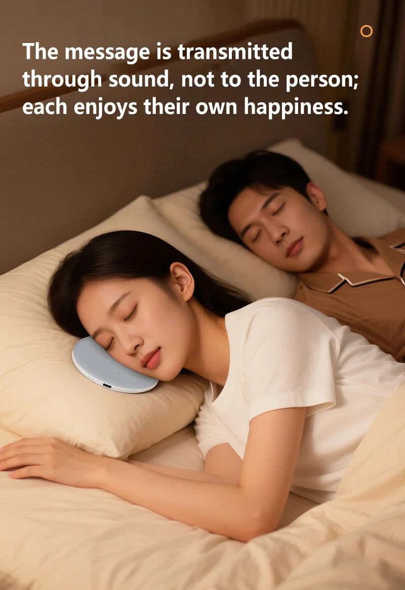 Under Pillow Bluetooth Sleep Speaker Portable Bedside Audio Device Soft Pillow Speaker for Relaxation Sleeping & Home Relaxation