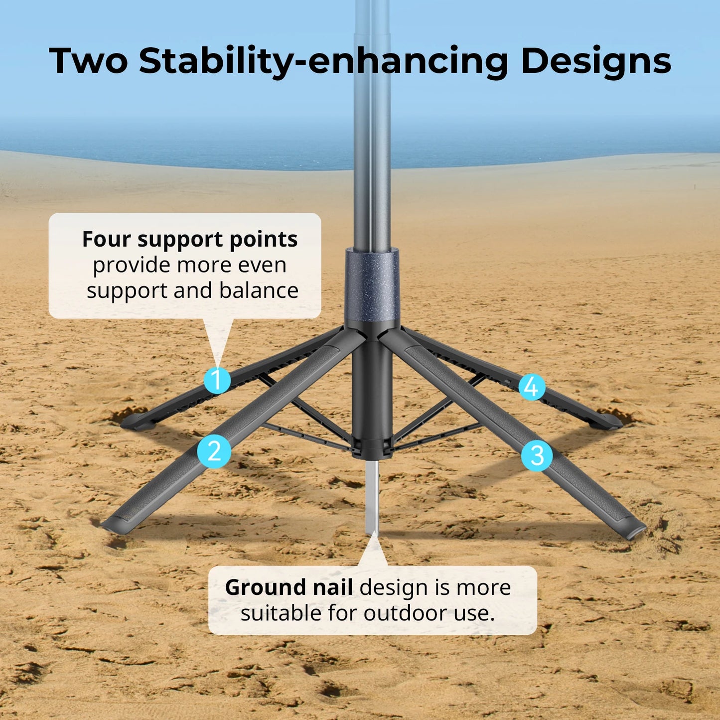 SmallRig Versatile Tripod for Videoing Live Streaming Vlogging, Lightweight Tripod for Outdoor Shooting Phone Camera Suitable