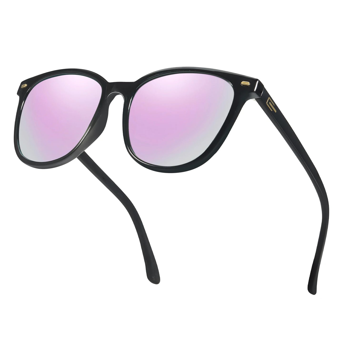 Polarized Sunglasses for Women, Square Mirrored Trendy Shades with UV Protection Reduce Glare Sun Glasses