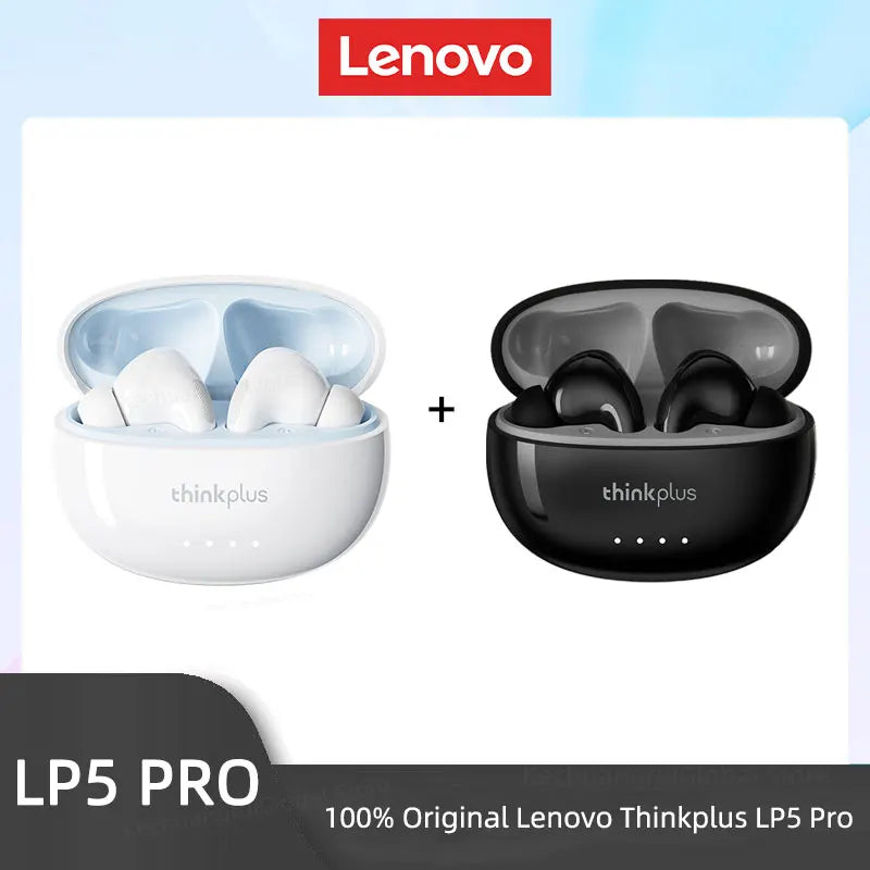 Lenovo LP5 PRO Wireless Bluetooth 5.4 Earphones TWS HiFi Sound Headphones Gaming Sports Earbuds LP5Pro Headset with Mic 2026