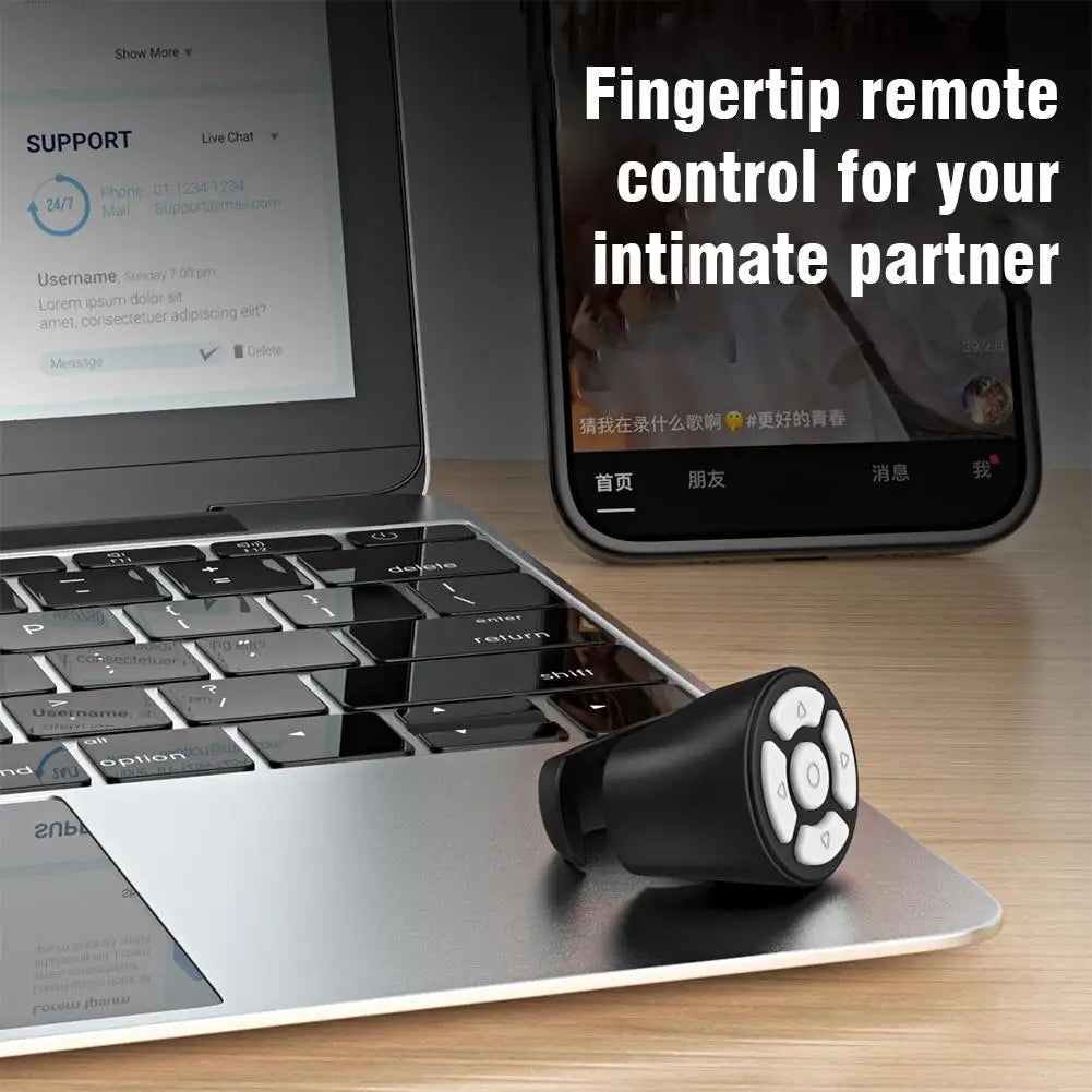 Blutooth Remote Control Scrolling Ring Finger Wireless Mobile Phone Video Selfie Stick Camera Controller Tiktoks Remote