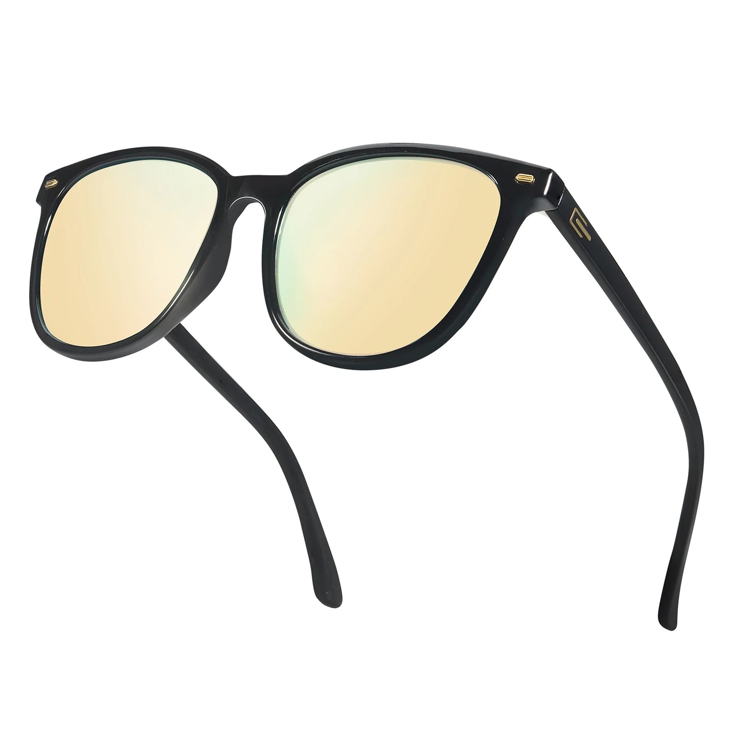 Polarized Sunglasses for Women, Square Mirrored Trendy Shades with UV Protection Reduce Glare Sun Glasses