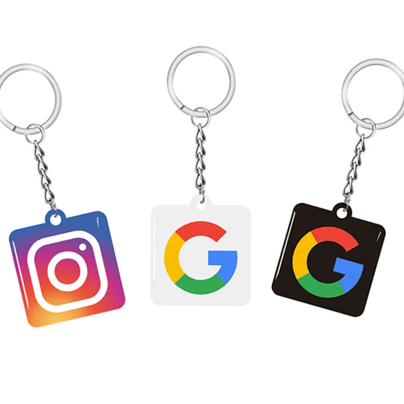 Whatsapp Social Media Smart NFC Keychain for Social Media | Tap and Follow | Digital Business Card