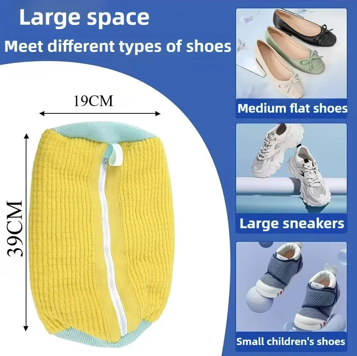 Shoe Washing Bag – Protective Laundry Bag for Shoes