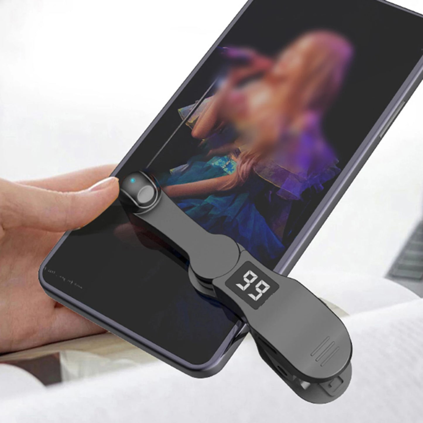 Auto Clicker for TikTok Smart Phone Video App Live Streaming Gadget Automatic Phone Screen Tapper Simulated Finger Clicking