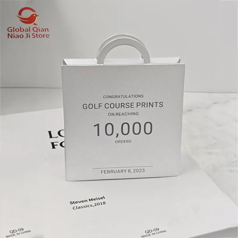 Custom Creative Commemorative Metal Trophy High-End Souvenirs For Shopify Award Competition Winning Store Customizable Design