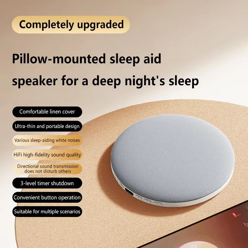 Under Pillow Bluetooth Sleep Speaker Portable Bedside Audio Device Soft Pillow Speaker for Relaxation Sleeping & Home Relaxation