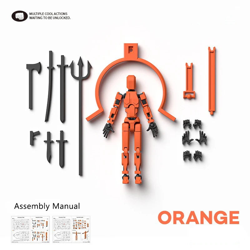 Multi-Jointed Movable Shapeshift Robot Magnetic Attraction 3D Printed Mannequin Dummy 13 Action Figures Toys For Children Adult