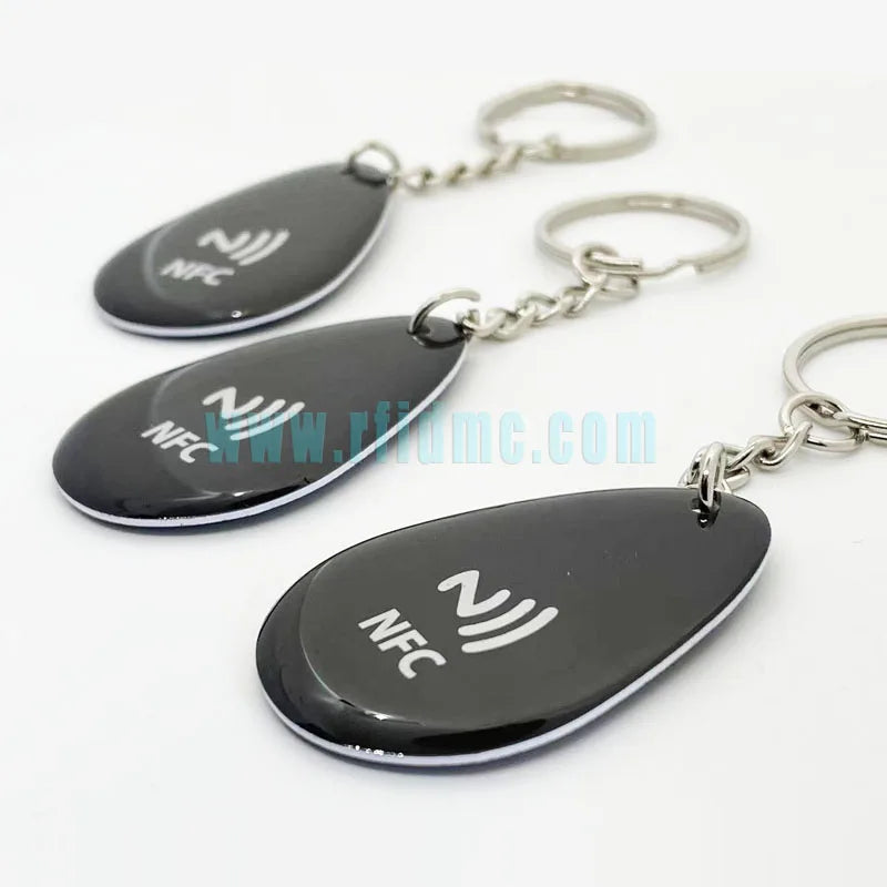 Instagram NFC Epoxy Tag NFC Key Tag Proximity 13.56MHz RFID  Keychain for Increase Followers