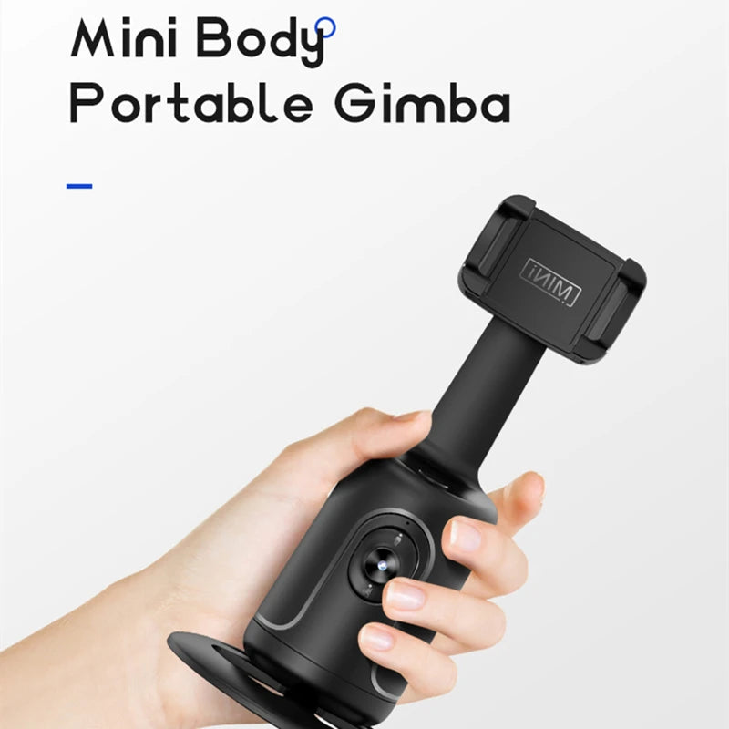 COOL DIER NEW P01 360 Rotation Gimbal Stabilizer AI Following Face Tracking Desktop Gimbal PTZ For Tiktok Smartphone Live