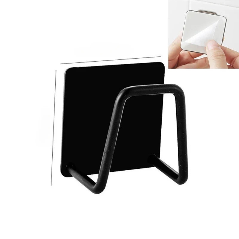 Stainless Steel Sink Sponge Holder – Self-Adhesive Kitchen Sink Rack