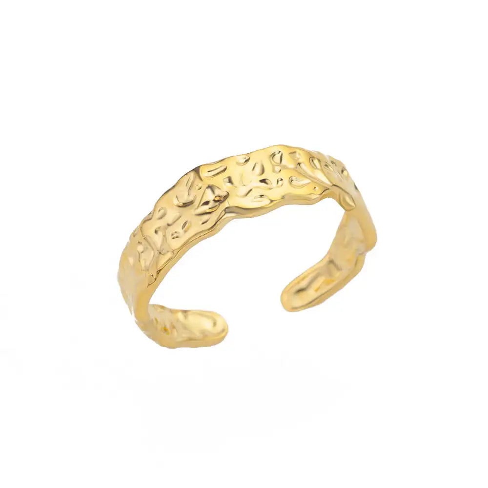 Stainless Steel Rings For Women 2026 Trend Open Gold Color Double Bead Ball Ring Wedding Aesthetic Jewelry Couple Gift anillos