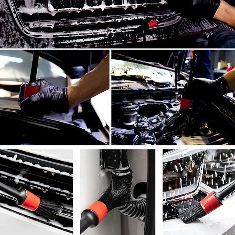 5-Piece Car Detailing Brush Set – Interior Cleaning Brushes