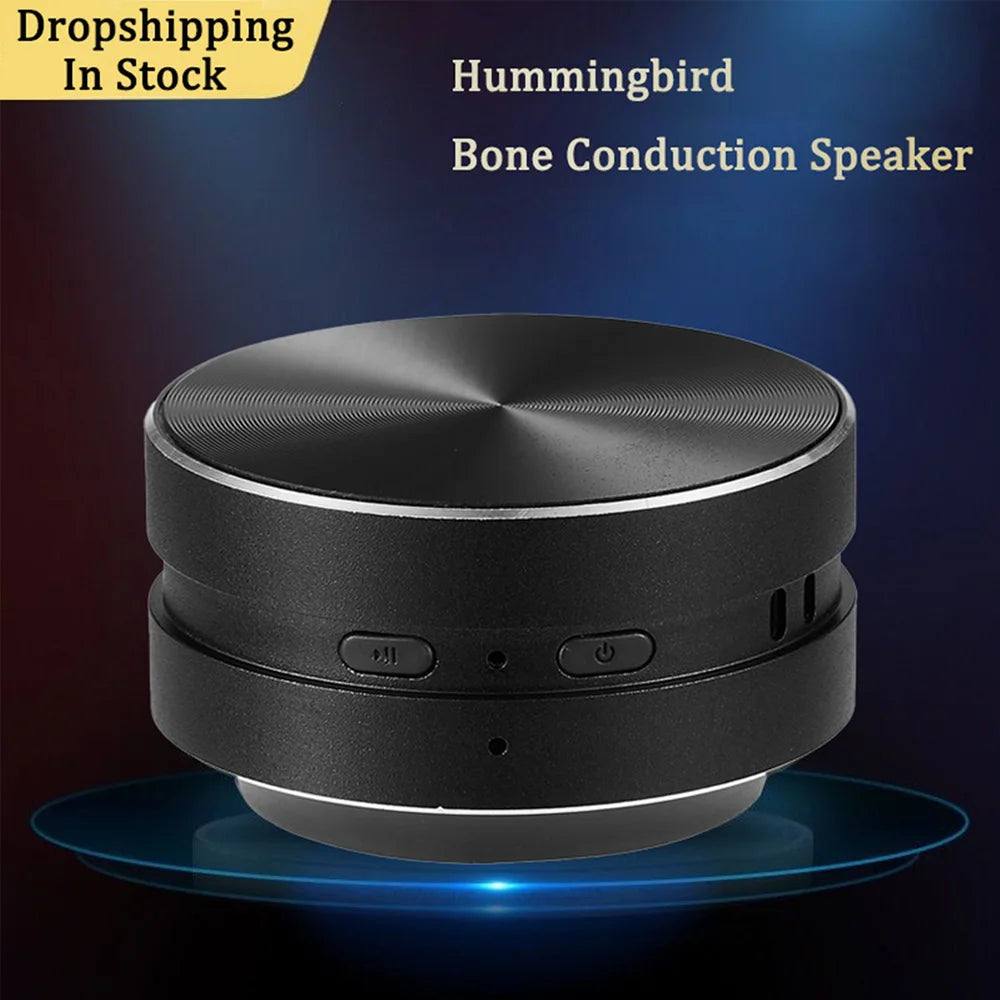 2026 Hot Bone Conduction Speaker Bluetooth-Compatible TWS Wireless Stereo Sound Hummingbird Speaker Dropshipping Wholesale