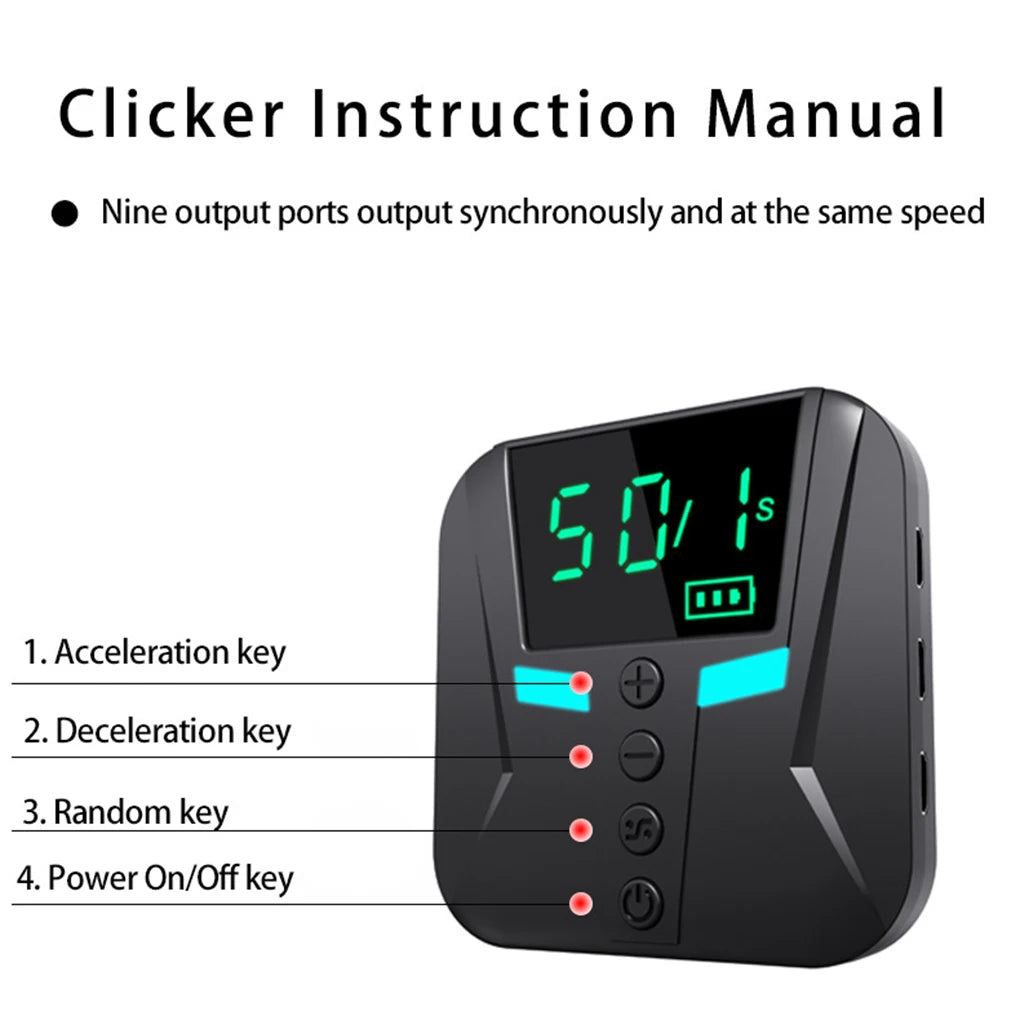 Mobile Phone Screen Clicker Device Live Broadcast Fast Praise Automatic Loop Connecting Device Point Device Universal For Games