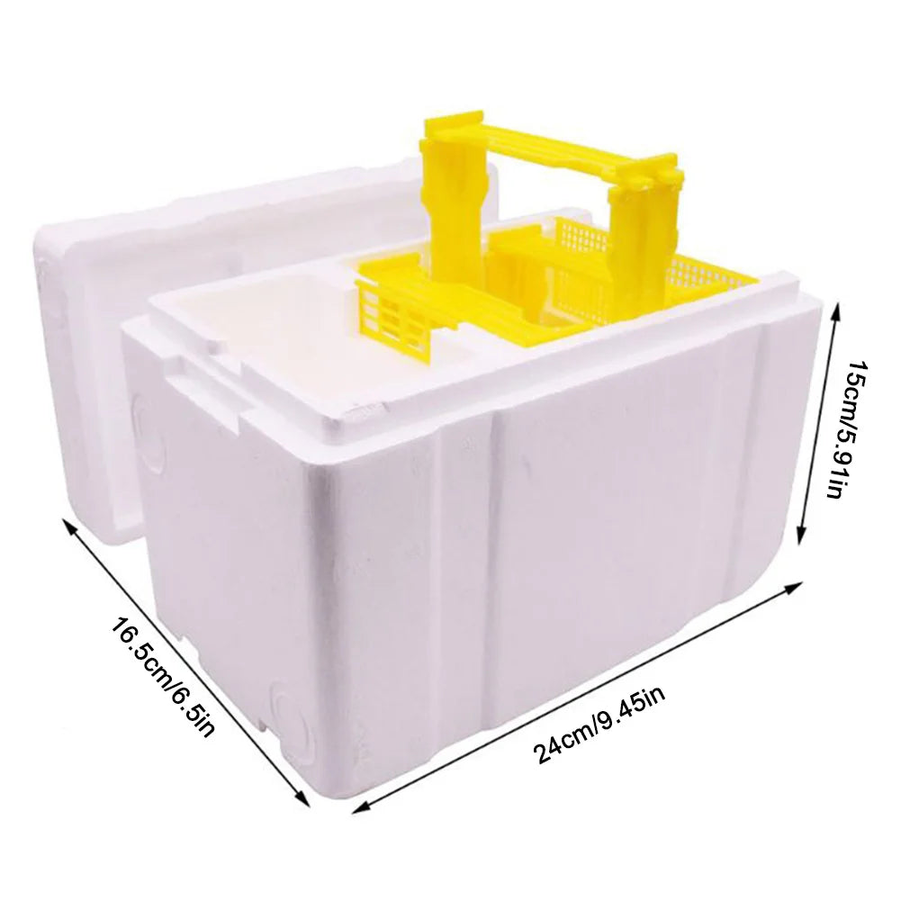 Foam Bee Box Versatile Queen Bee Breeding Box Beekeeper Case Bee Pollination Box for Bee Mating Rearing