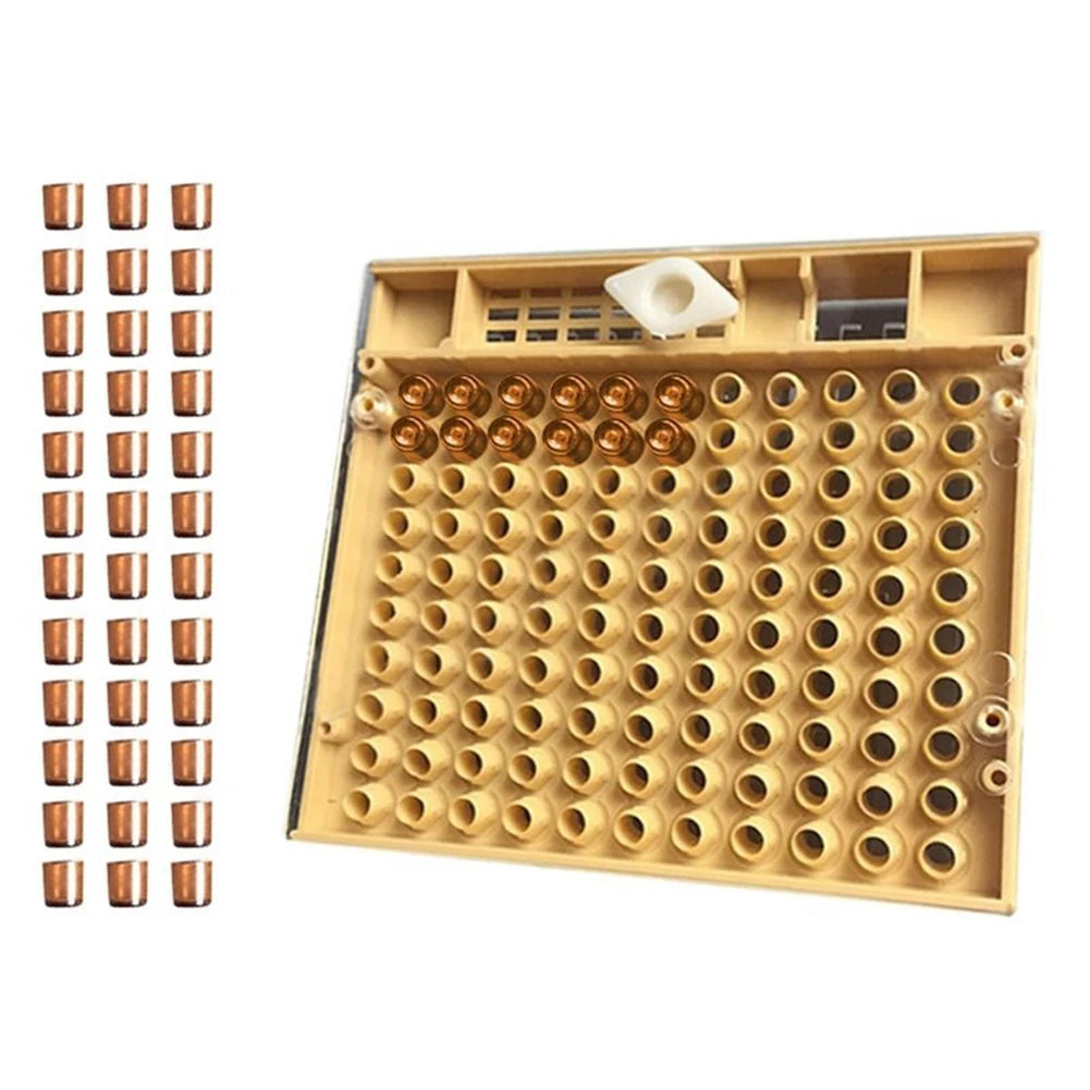 Beekeeping Tool 120pcs Plastic Cell Bee Cup Queen Rearing Kit Cultivating Box