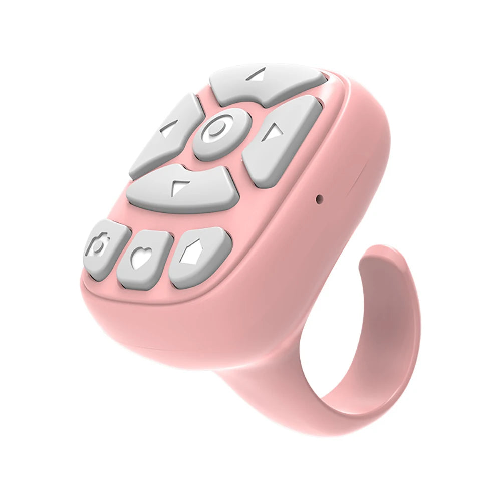 Blutooth Remote Control Scrolling Ring Finger for Tiktok Remote Mobile Phone Video Remote Control Selfie Stick Camera Controller