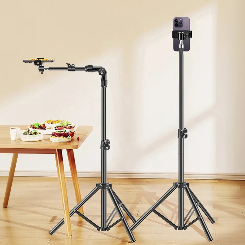 Phone Tripod Adjustable Cell Phone Tripod Stand for Filming Video Recording Live Stream
