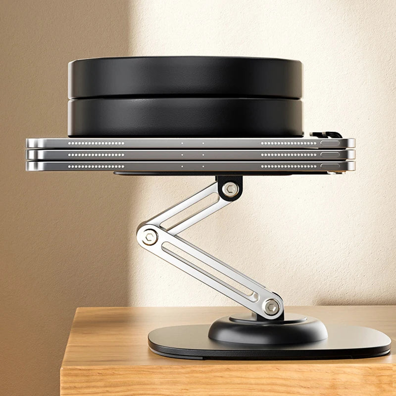 360° Rotation Portable Tablet Holder For Phone iPad iPhone 17 Xiaomi Folding Lazy Desktop Live Mobile Phone Stand Mount Bracket