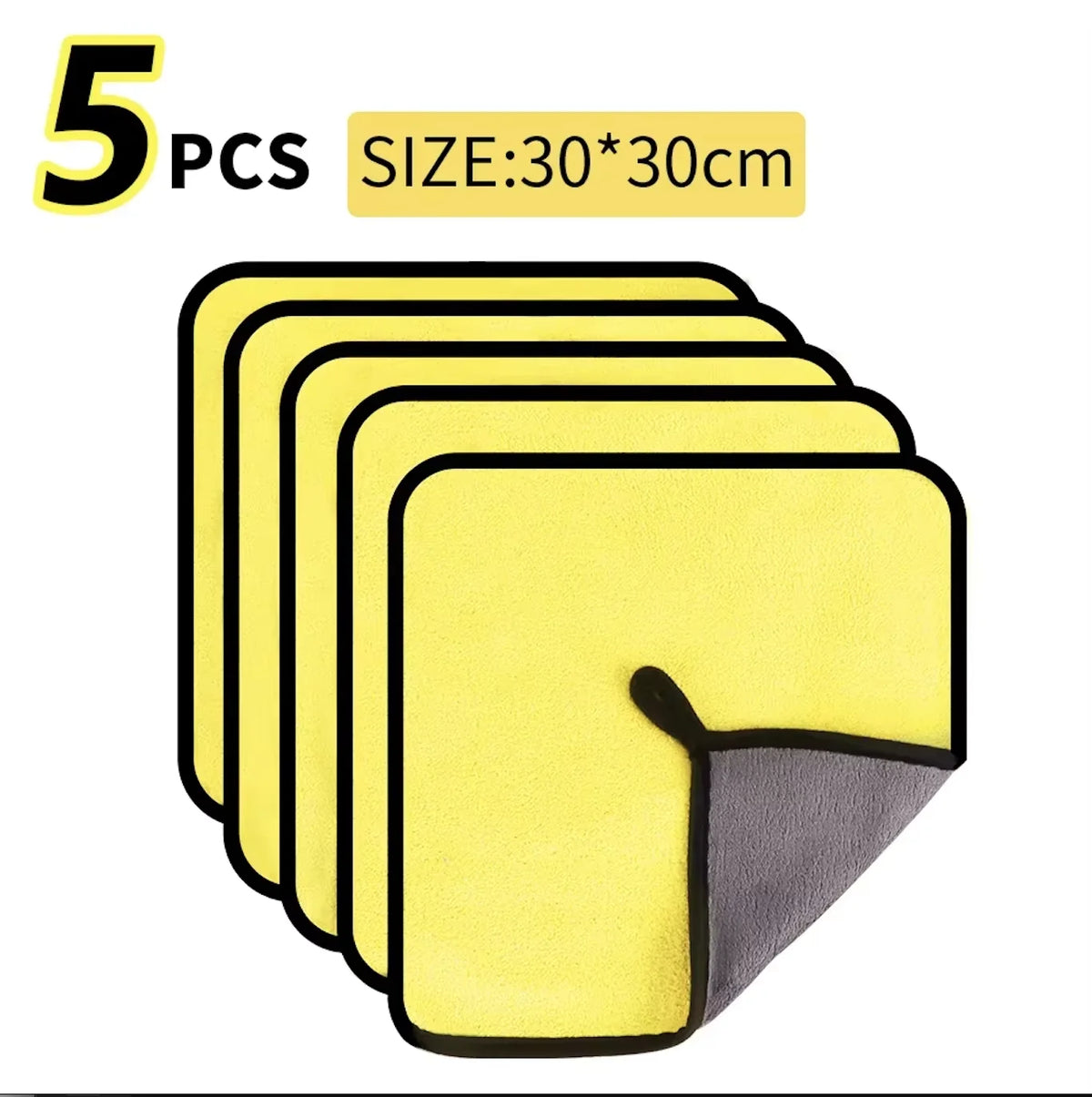 Microfibre Car Cleaning Towels – Reusable Car Care Cloths