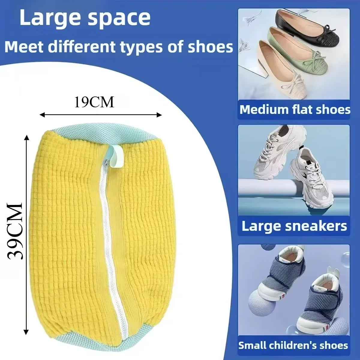 Shoe Washing Bag – Protective Laundry Bag for Shoes