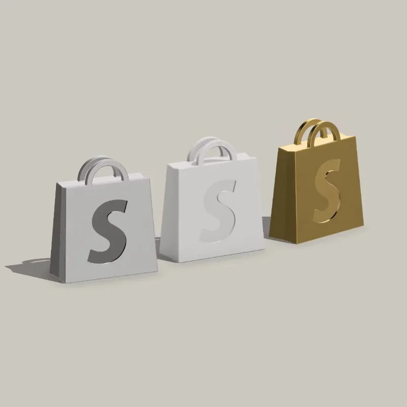 Highly Customized Personalized S-Version Bag Statue Aluminum Alloy For Shopify Milestone Award Trophies Medals and Plaques