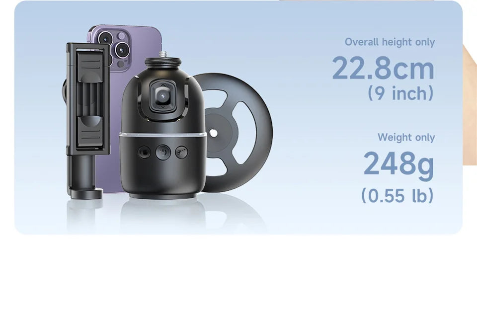 FANGTUOSI 2026 New Gimbal Stabilizer With Light AI Follow Shooting Bracket For TikTok Live Video Photography for iOS Smartphone