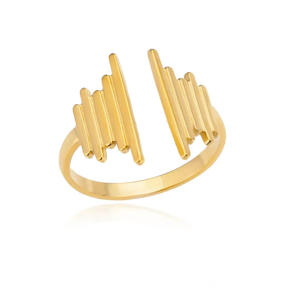 Stainless Steel Rings For Women 2026 Trend Open Gold Color Double Bead Ball Ring Wedding Aesthetic Jewelry Couple Gift anillos
