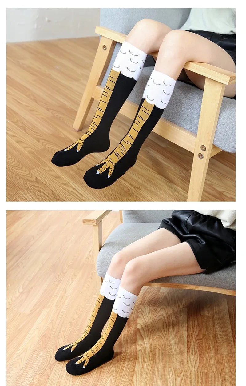 Chicken Feet Socks Chicken Feet Socks Funny Tiktok Same Funny Chicken Feet Socks Valentine's Day Birthday Gift Ostrich M